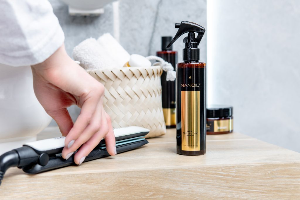 heat protectant spray nanoil