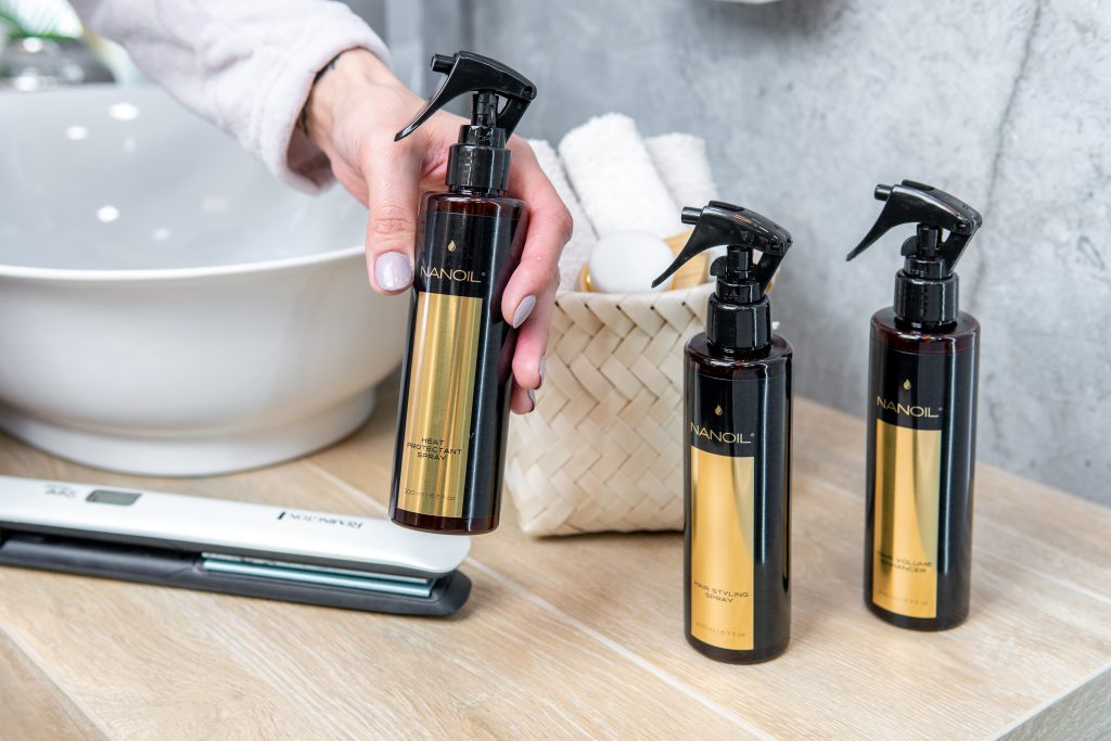 hair styling spray nanoil